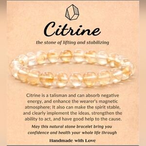 Citrine Natural Stone Bracelet